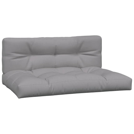 midtermoduler til pallesofa 2 stk. med hynder massivt akacietræ