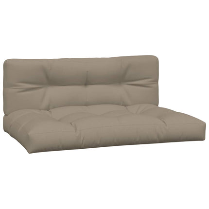 midtermoduler til pallesofa 2 stk. med hynder massivt akacietræ