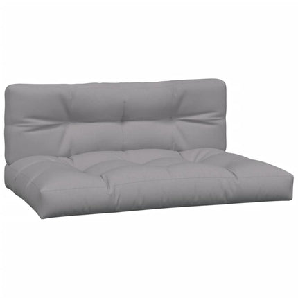 midtermoduler til pallesofa 2 stk. med hynder massivt akacietræ