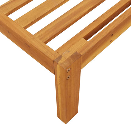 midtermoduler til pallesofa 2 stk. med hynder massivt akacietræ