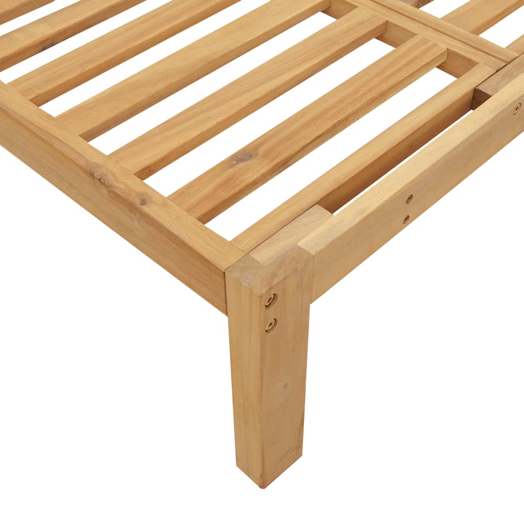 hjørnemodul til pallesofa massivt akacietræ