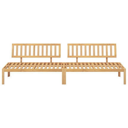 midtermoduler 2 stk. til pallesofa massivt akacietræ