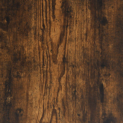 bogreol med 4 hylder 35x30x138,5 cm konstrueret træ røget eg