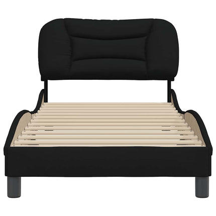 sengeramme uden madras Hvar 80x200 cm stof sort