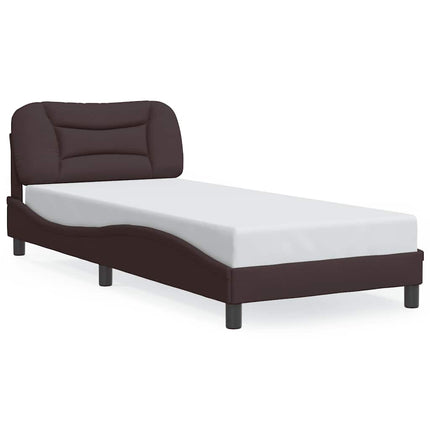 sengeramme uden madras Hvar Mørkebrun 80x200 cm Stof