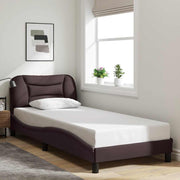 sengeramme uden madras Hvar Mørkebrun 90x190 cm Stof