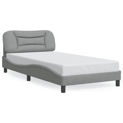sengeramme uden madras Hvar Lysegrå 100x200 cm Stof