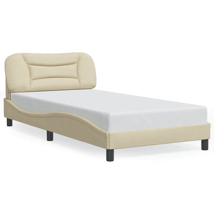 sengeramme uden madras Hvar Creme 100x200 cm Stof