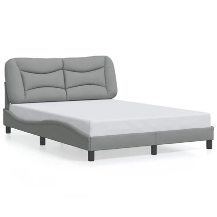 sengeramme uden madras Hvar 140x190 cm stof lysegrå