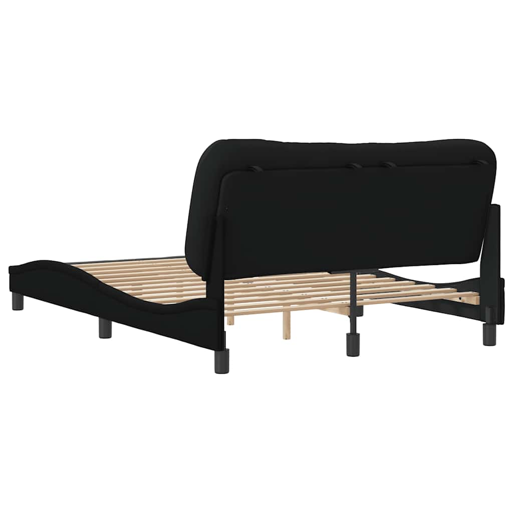 sengeramme uden madras Hvar 140x200 cm stof sort