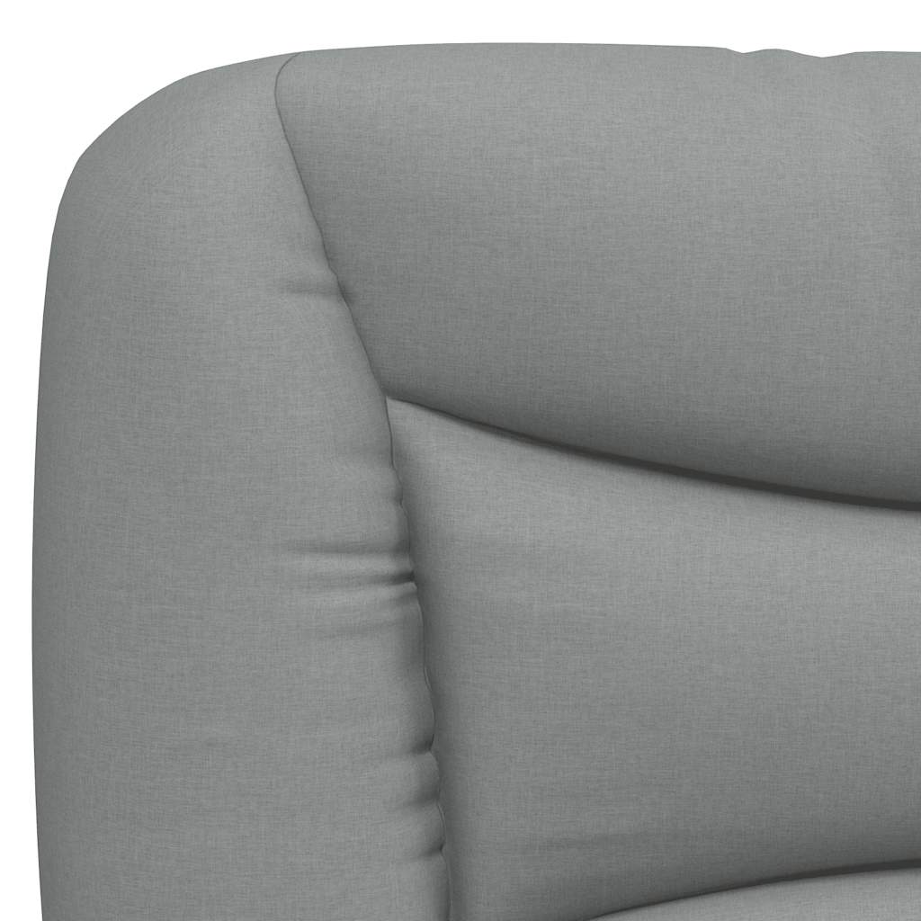 sengeramme uden madras Hvar 160x200 cm stof lysegrå