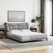 sengeramme uden madras Hvar 160x200 cm stof lysegrå
