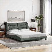 sengeramme uden madras Hvar 160x200 cm stof mørkegrå