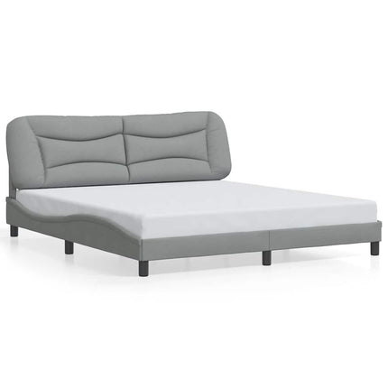 sengeramme uden madras Hvar 180x200 cm stof lysegrå