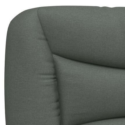 sengeramme uden madras Hvar 200x200 cm stof mørkegrå