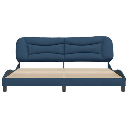 sengeramme uden madras Hvar 200x200 cm stof blå