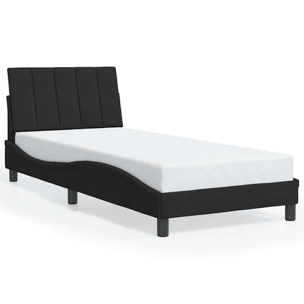 sengeramme uden madras Hanko 80x200 cm fløjl sort