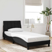 sengeramme uden madras Hanko 90x190 cm fløjl sort