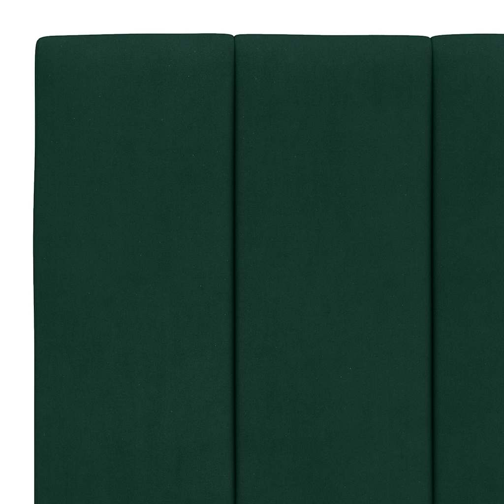 sengeramme uden madras Hanko Mørkegrøn 90x190 cm Fløjl