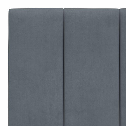 sengeramme uden madras Hanko Mørkegrå 100x200 cm Fløjl