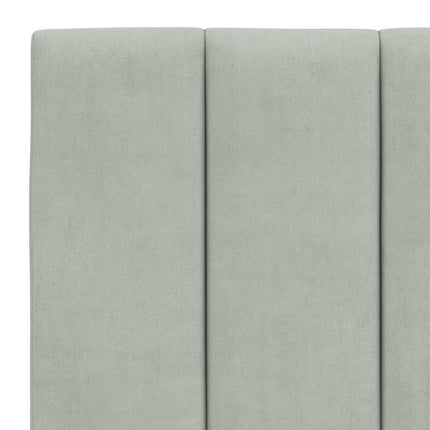 sengeramme uden madras Hanko Lysegrå 120x200 cm Fløjl