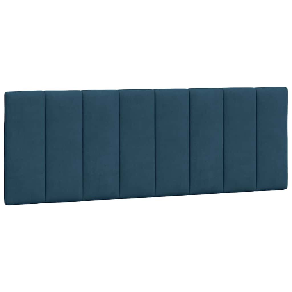sengeramme uden madras Hanko 140x190 cm velour blå