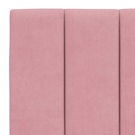 sengeramme uden madras Hanko 140x200 cm fløjl pink