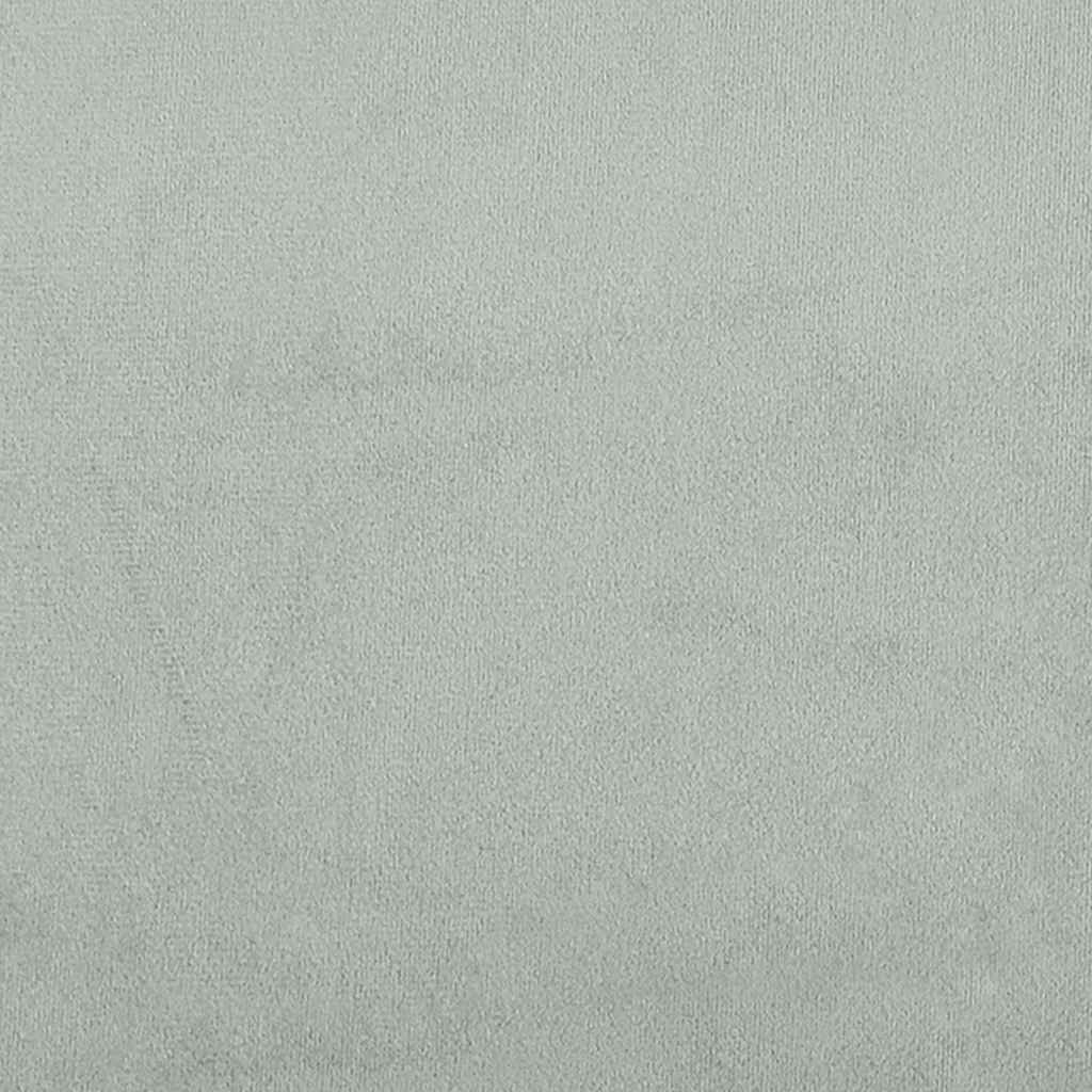 sengeramme uden madras Hanko Lysegrå 160x200 cm Fløjl