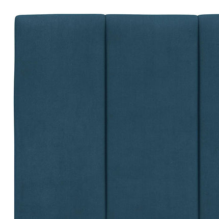 sengeramme uden madras Hanko 160x200 cm velour blå