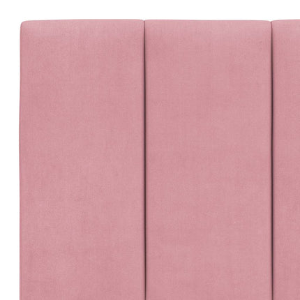 sengeramme uden madras Hanko 160x200 cm fløjl pink