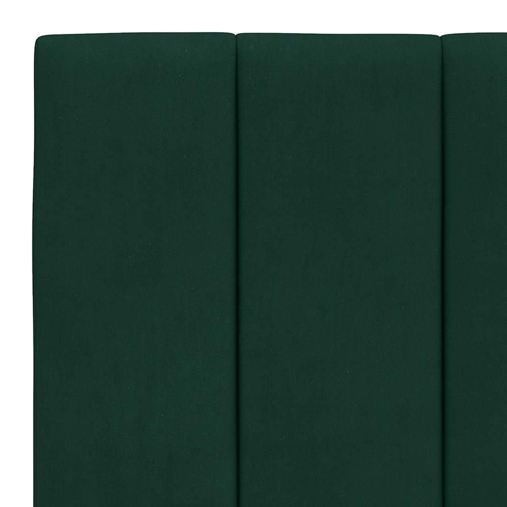 sengeramme uden madras Hanko Mørkegrøn 180x200 cm Fløjl