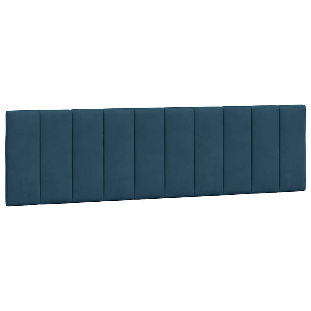 sengeramme uden madras Hanko 180x200 cm velour blå