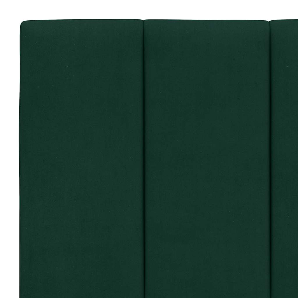 sengeramme uden madras Hanko Mørkegrøn 200x200 cm Fløjl