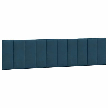 sengeramme uden madras 90x190 cm fløjl blå
