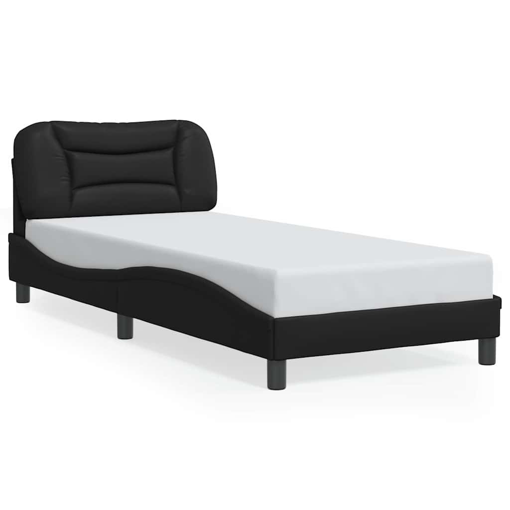 sengeramme uden madras Hvar 90x200 cm kunstlæder sort