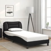 sengeramme uden madras Hvar 90x200 cm kunstlæder sort