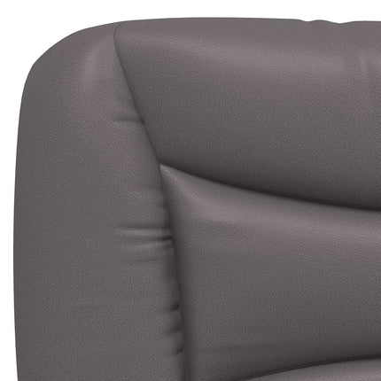 sengeramme uden madras Hvar 90x200 cm kunstlæder grå
