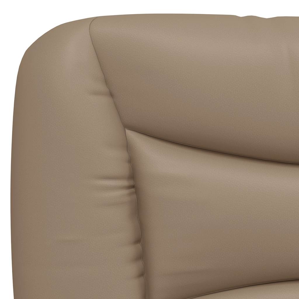 sengeramme uden madras Hvar 100x200 cm kunstlæder cappuccinofarvet