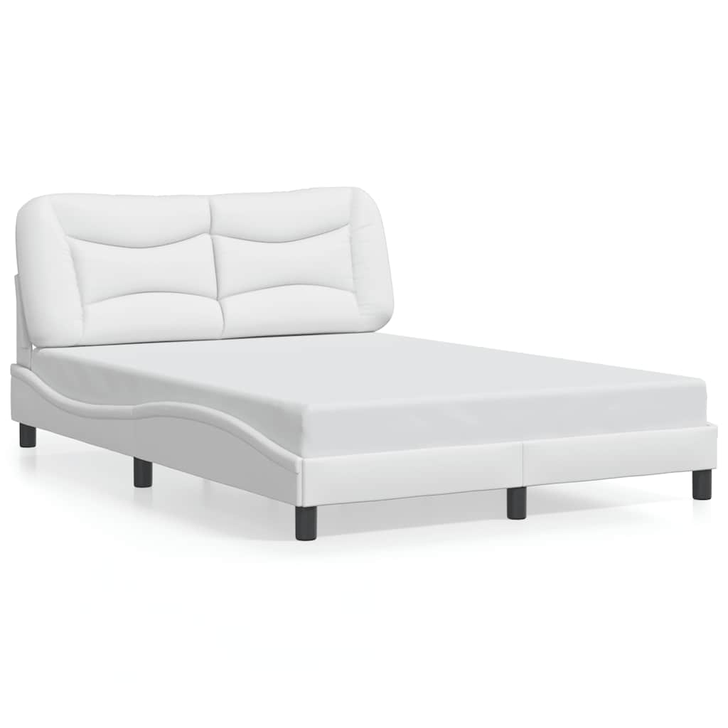 sengeramme uden madras Hvar 120x200 cm kunstlæder hvid