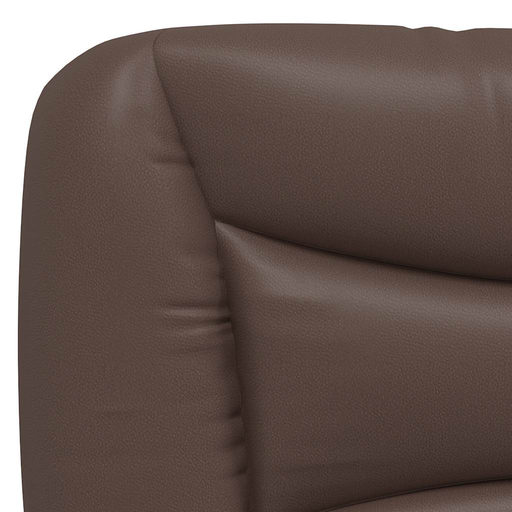 sengeramme uden madras Hvar 120x200 cm kunstlæder brun