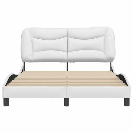 sengeramme uden madras Hvar 140x200 cm kunstlæder hvid