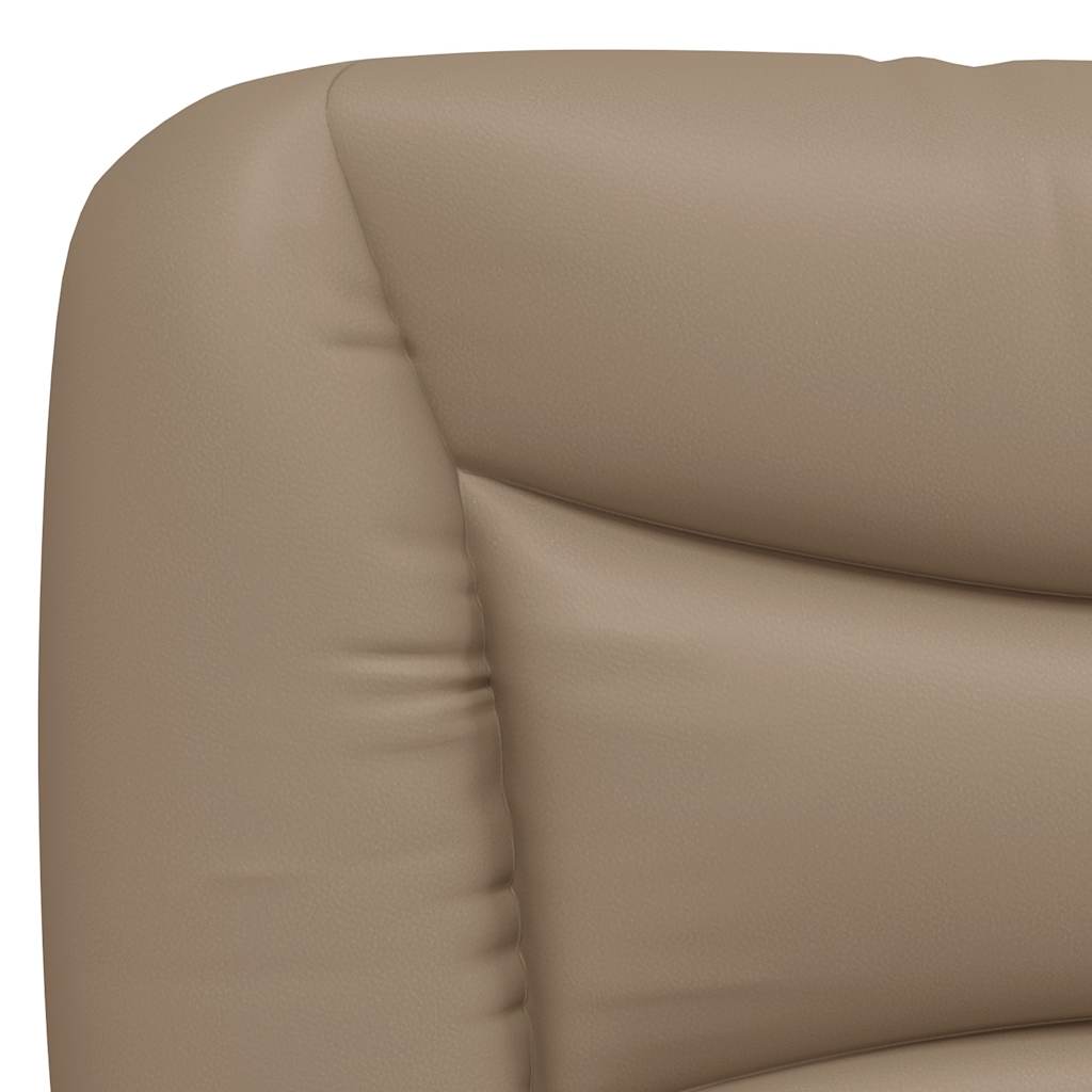 sengeramme uden madras Hvar 140x200 cm kunstlæder cappuccinofarvet