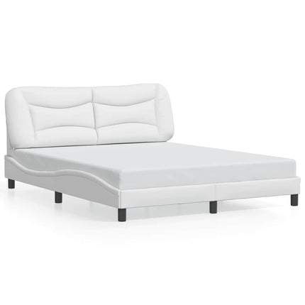 sengeramme uden madras Hvar 160x200 cm kunstlæder hvid