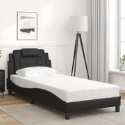 sengeramme uden madras Viana 90x190 cm kunstlæder sort