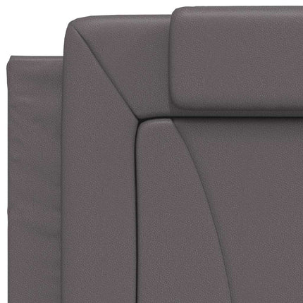 sengeramme uden madras Viana 90x200 cm kunstlæder grå