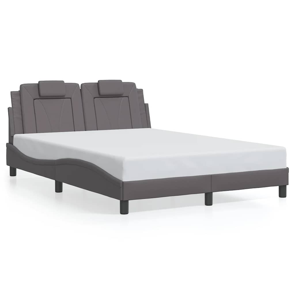 sengeramme uden madras Viana 120x200 cm kunstlæder grå