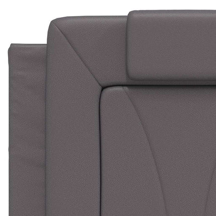 sengeramme uden madras Viana 120x200 cm kunstlæder grå