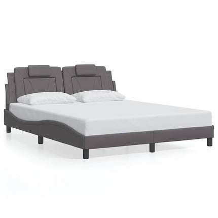 sengeramme uden madras Viana 160x200 cm kunstlæder grå