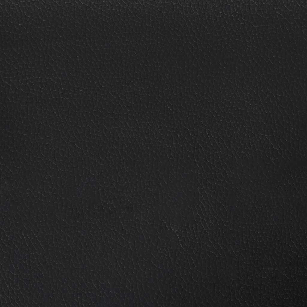 sengeramme uden madras Viana 180x200 cm kunstlæder sort og hvid