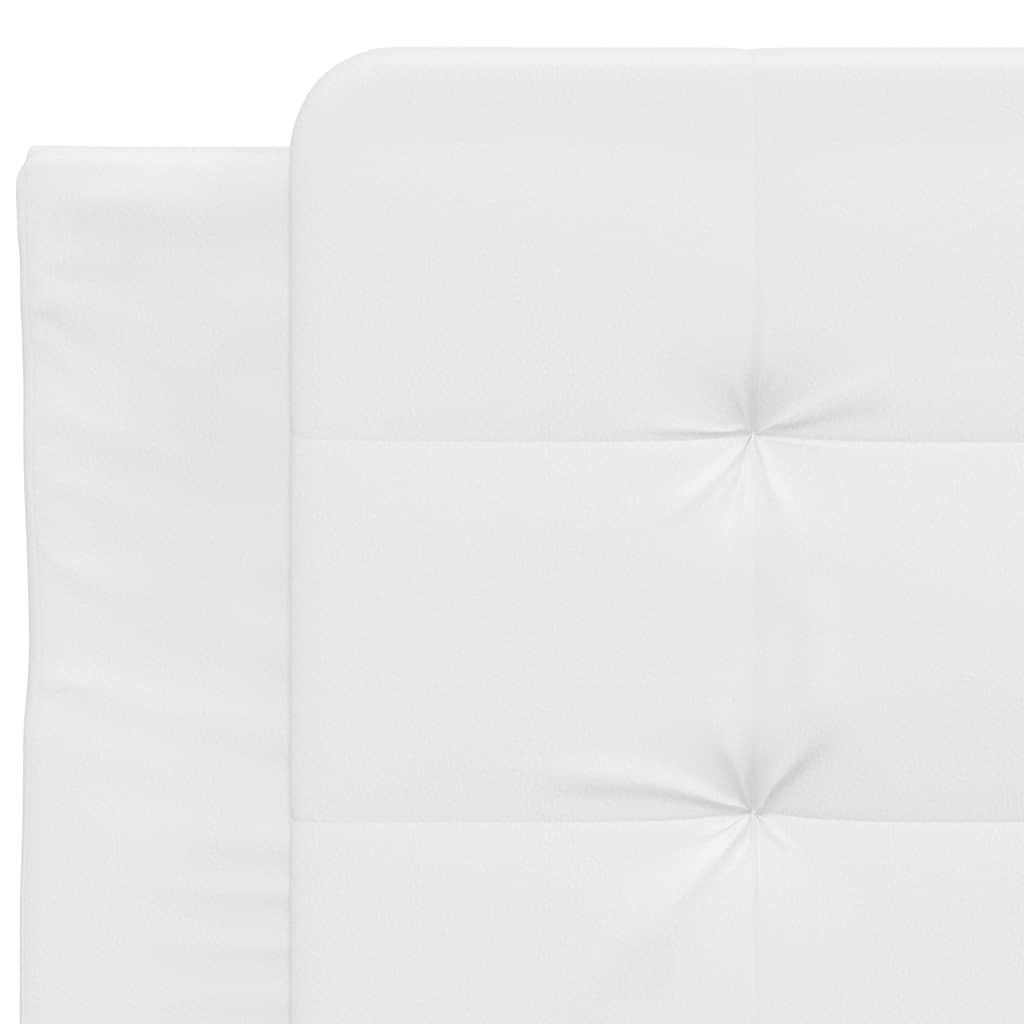 sengeramme uden madras Zadar 90x200 cm kunstlæder hvid